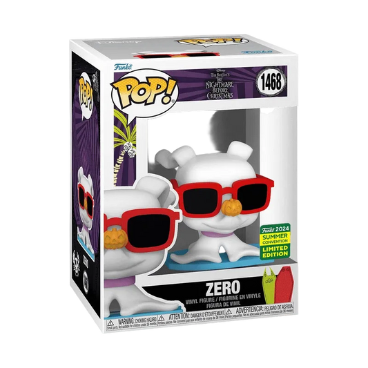 Zero Funko Pop! #1468 Summer Convention 2024 Limited Edition in box packaging from The Nightmare Before Christmas