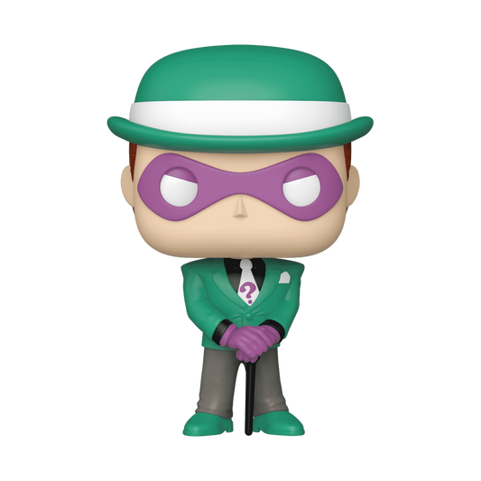 The Riddler Batman Animated Series Funko Pop Figure Holding Cane