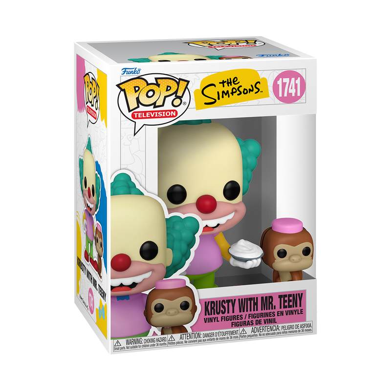 The Simpsons Krusty with Mr. Teeny Funko Pop Packaging