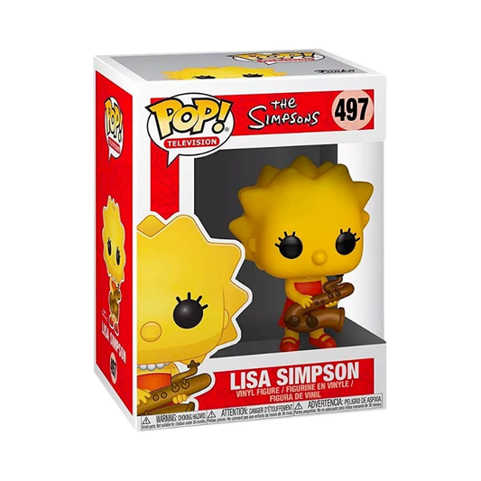 Lisa Simpson Funko Pop! #497 stock photo in-box from The Simpsons