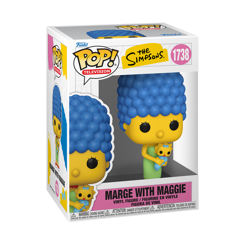 The Simpsons Marge with Maggie Funko Pop Packaging