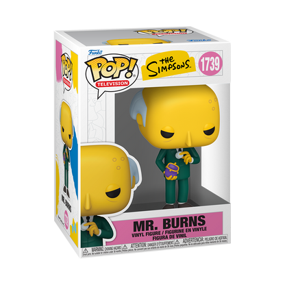 The Simpsons Mr. Burns Funko Pop Packaging