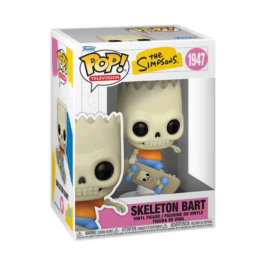 Skeleton Bart Funko Pop! #1947 stock photo in-box from The Simpsons