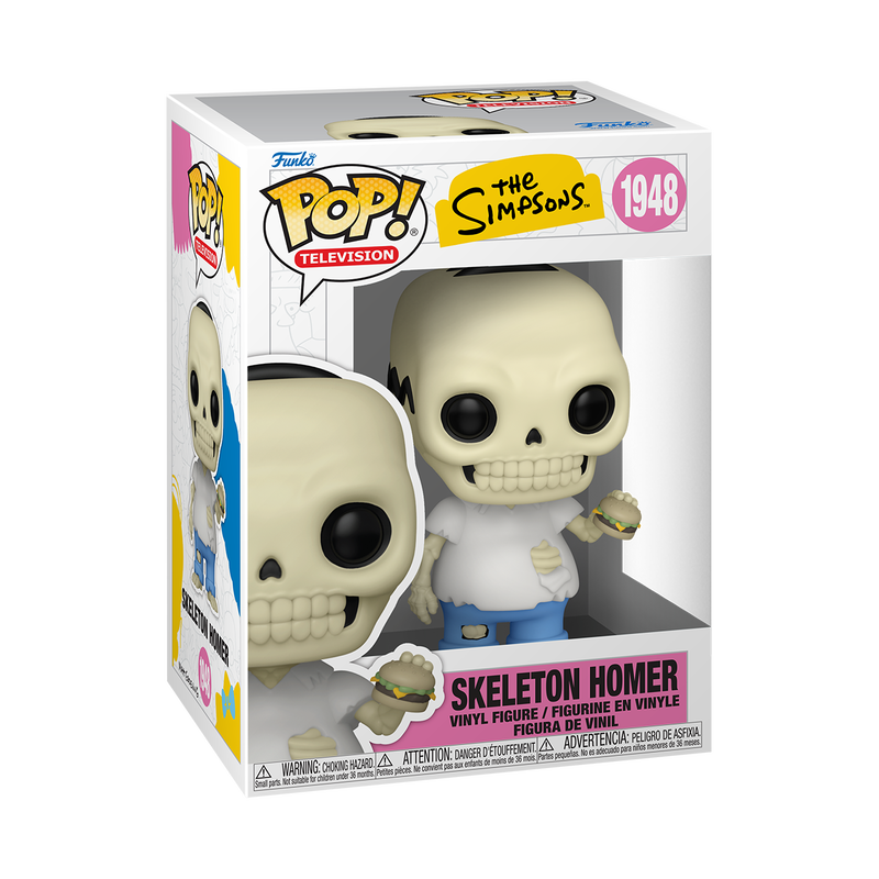 Skeleton Homer Funko Pop! #1948 stock photo in-box from The Simpsons