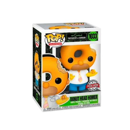 Donut Head Homer Funko Pop! #1033 stock photo in-box from The Simpsons Treehouse of Horror