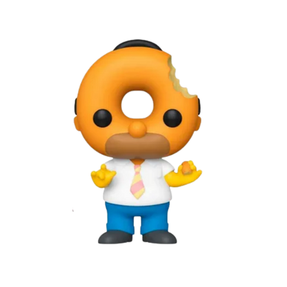 Donut Head Homer Funko Pop! #1033 stock photo out-of-box from The Simpsons Treehouse of Horror
