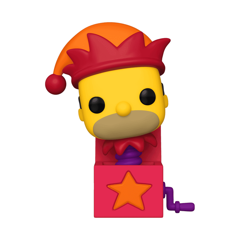 Jack-In-The-Box Homer Funko Pop! #1031 Glow stock photo out-of-box from The Simpsons Treehouse of Horror