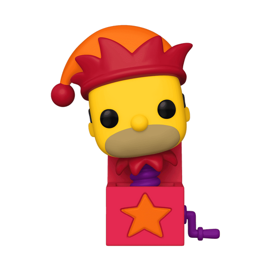 Jack-In-The-Box Homer Funko Pop! #1031 Glow stock photo out-of-box from The Simpsons Treehouse of Horror