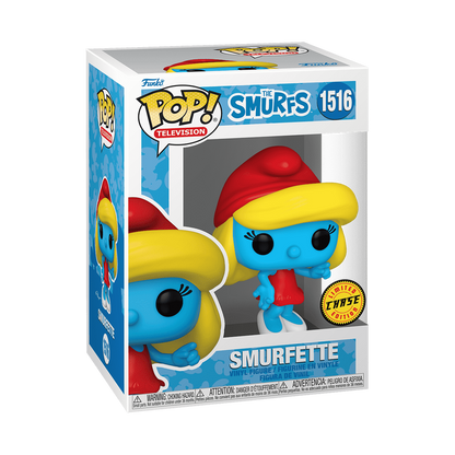 Smurfette Funko Pop! #1516 Chase stock photo in-box from The Smurfs