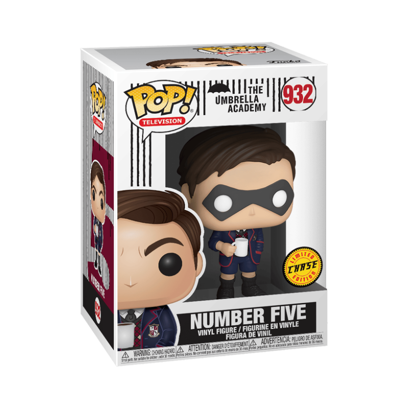 The Umbrella Academy Number Five Chase Funko Pop Packaging