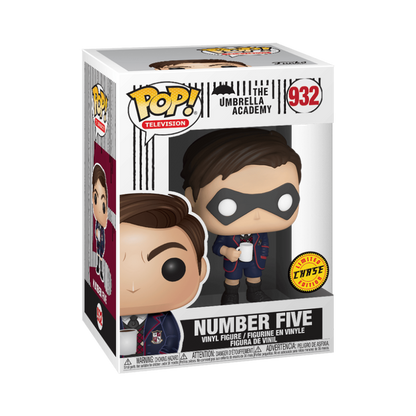 The Umbrella Academy Number Five Chase Funko Pop Packaging