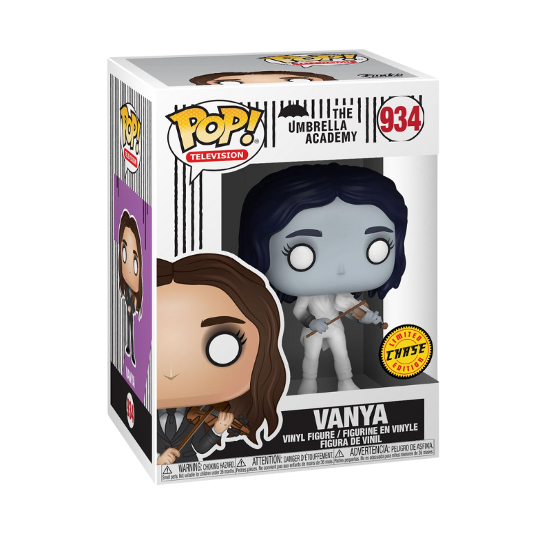 The Umbrella Academy Vanya Chase Funko Pop Packaging