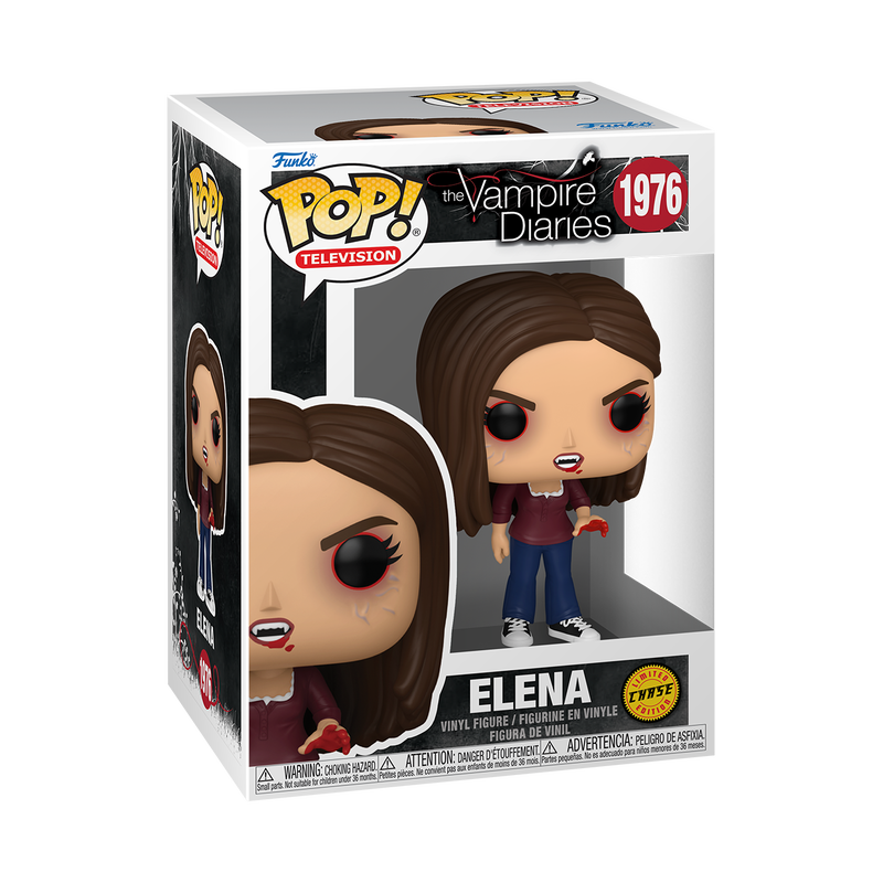 Elena Gilbert Funko Pop! #1976 Chase variant stock photo in-box from The Vampire Diaries