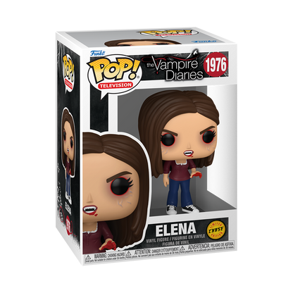 Elena Gilbert Funko Pop! #1976 Chase variant stock photo in-box from The Vampire Diaries