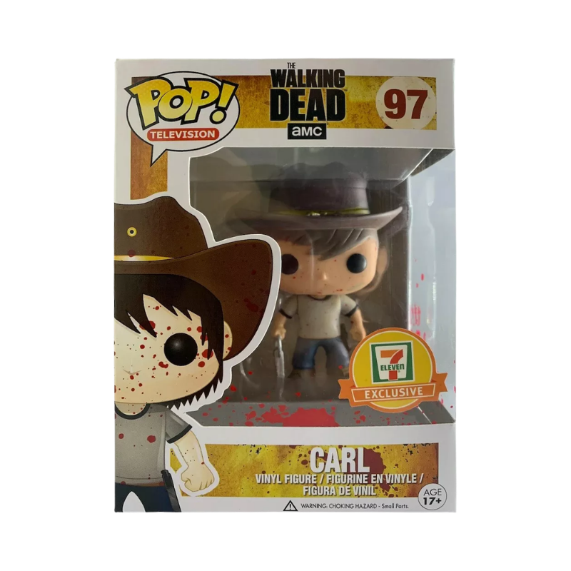 Carl Funko Pop! #97 7 Eleven Exclusive stock photo in-box The Walking Dead