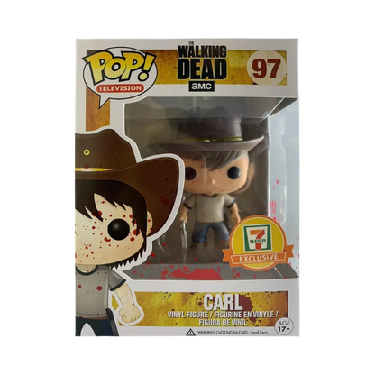 Carl Funko Pop! #97 7 Eleven Exclusive stock photo in-box The Walking Dead