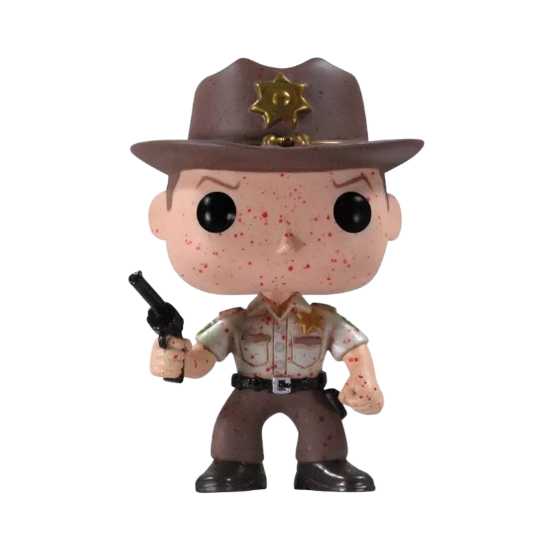 Rick Grimes Funko Pop! #13 Harrison's Exclusive stock photo out-of-box The Walking Dead