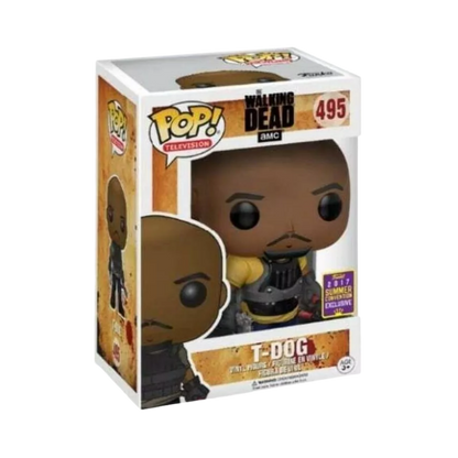 T-Dog Funko Pop! #495 2017 Summer Convention Exclusive stock photo in-box The Walking Dead