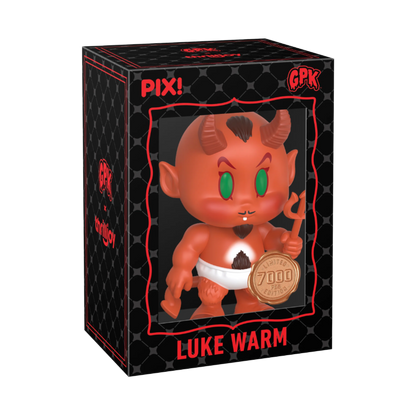 Luke Warm Bringing the Heat Thrilljoy PIX! stock photo in-box from Garbage Pail Kids