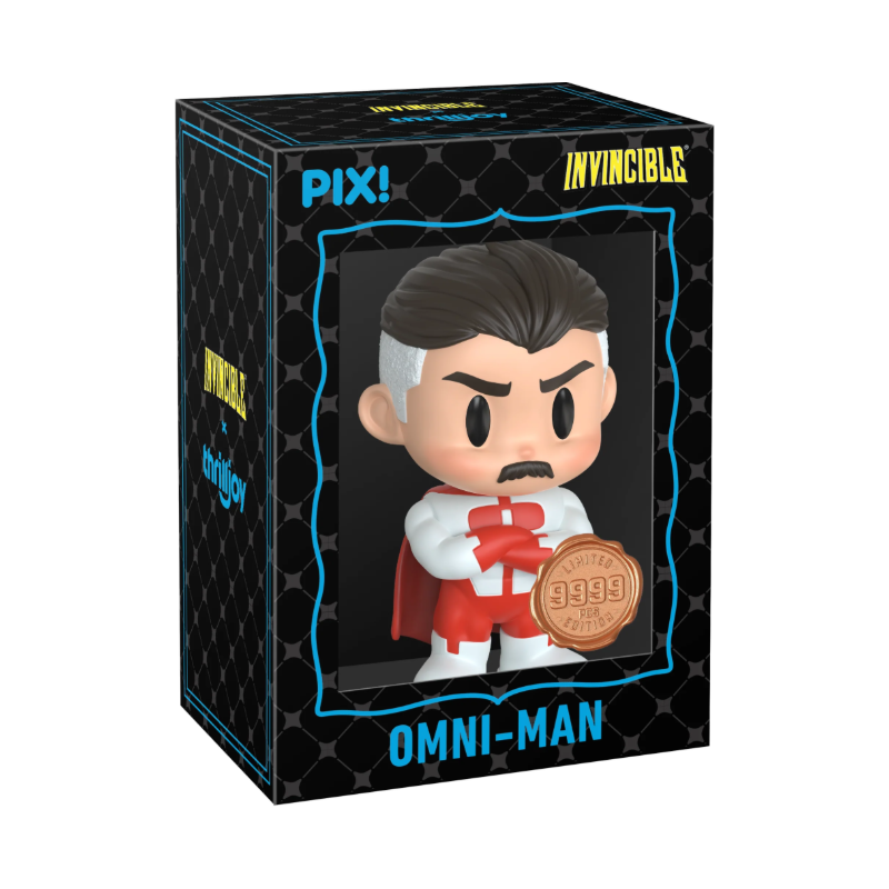 Omni-Man Hero Stance Thrilljoy PIX! stock photo in-box from Invincible
