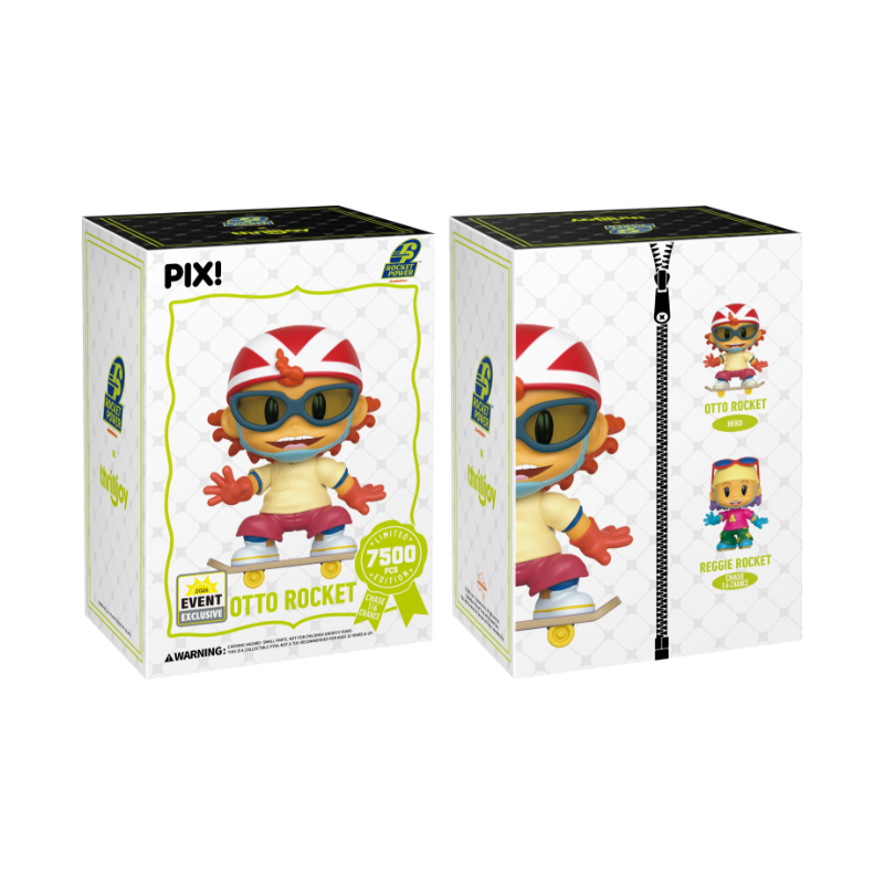 Otto Rocket 2026 Summer Event Thrilljoy PIX! stock photo box front and back from Rocket Power