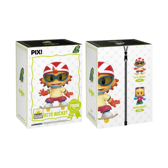 Otto Rocket 2026 Summer Event Thrilljoy PIX! stock photo box front and back from Rocket Power