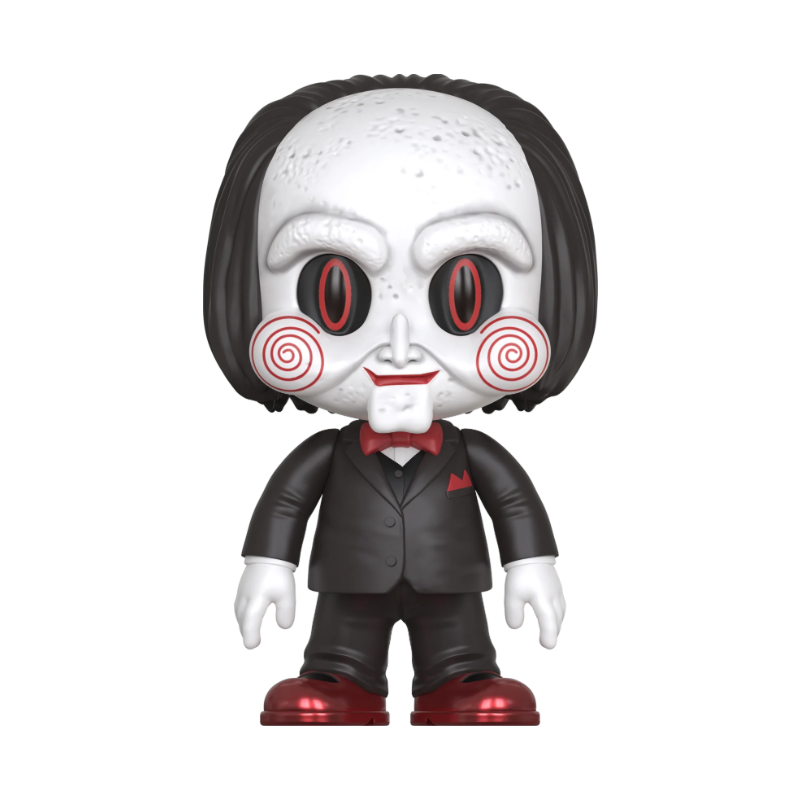 Billy the Puppet Jigsaw's Messenger Thrilljoy PIX! Hot Topic Scare Fair 2026 Exclusive stock photo out-of-box from Saw