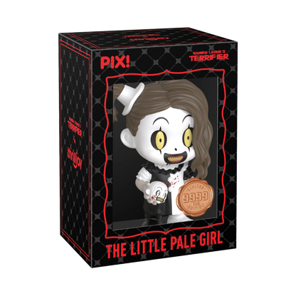 The Little Pale Girl The Entity Thrilljoy PIX! stock photo in-box from Terrifier