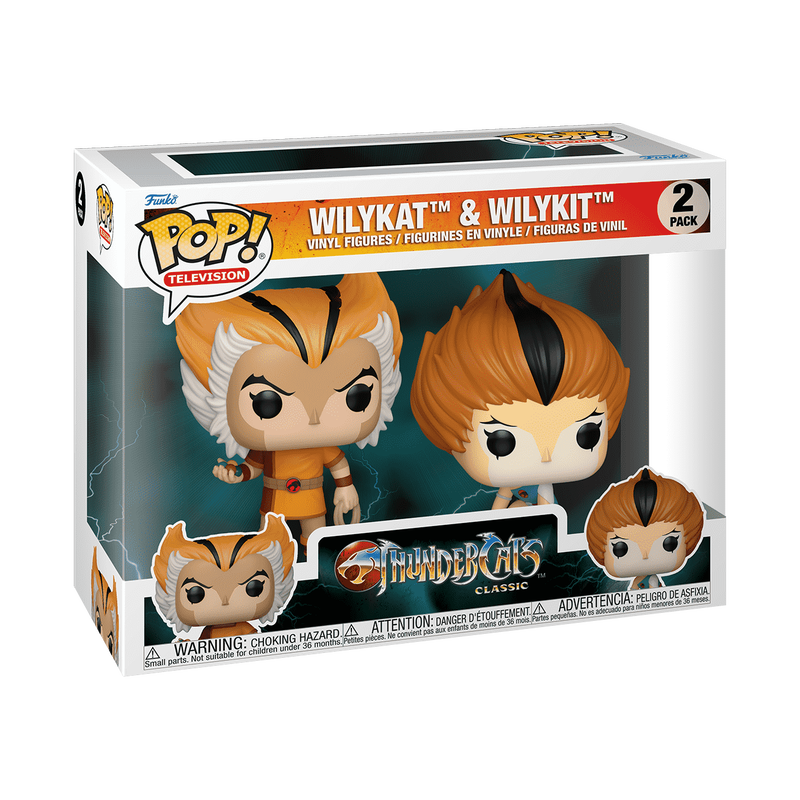 Thundercats Wilykat Wilykit 2 Pack Funko Pop Packaging