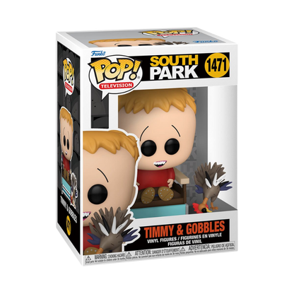 Funko Pop! South Park Timmy & Gobbles #1471 Funko Pop box packaging front view