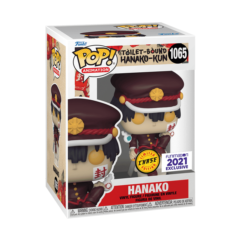 Hanako Funko Pop! #1065 Chase Funimation Exclusive 2022 stock photo in-box from Toilet-Bound Hanako-Kun