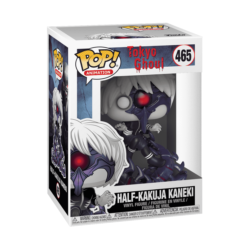 Half-Kakuja Kaneki Funko Pop! #465 stock photo in-box from Tokyo Ghoul