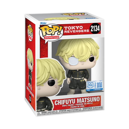 Chifuyu Matsuno Funko Pop! #2134 Exclusive stock photo in-box from Tokyo Revengers