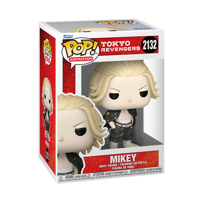 Mikey Funko Pop! #2132 in box packaging from Tokyo Revengers