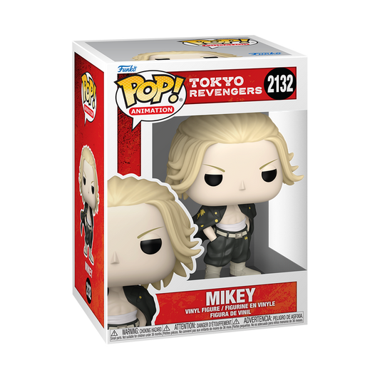 Mikey Funko Pop! #2132 in box packaging from Tokyo Revengers