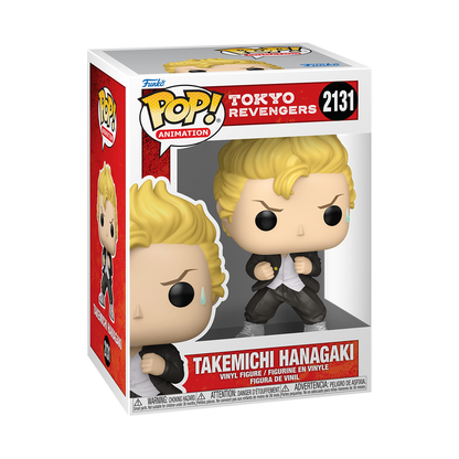 Takemichi Hanagaki Funko Pop! #2131 in box packaging from Tokyo Revengers