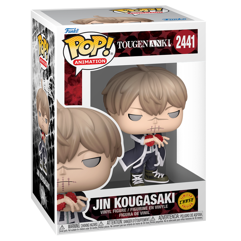 Jin Kougasaki Funko Pop! #2441 Chase stock photo in-box from Tougen Anki