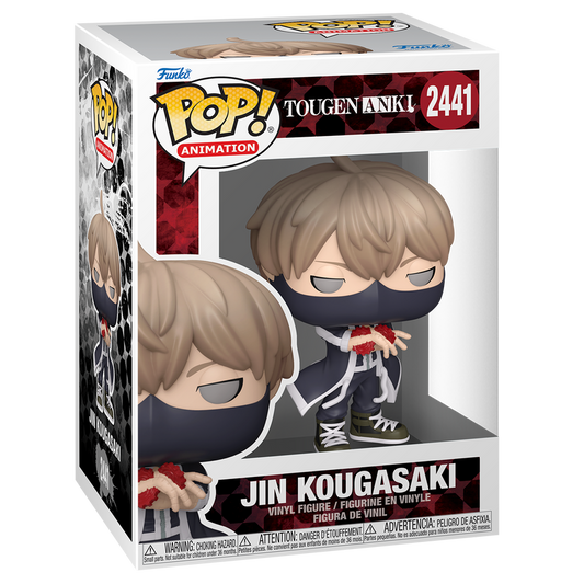 Jin Kougasaki Funko Pop! #2441 stock photo in-box from Tougen Anki