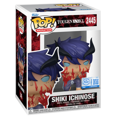 Shiki Ichinose Bloody Funko Pop! #2445 Exclusive stock photo in-box from Tougen Anki