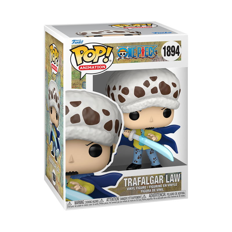 Trafalgar Law One Piece Funko Pop Packaging