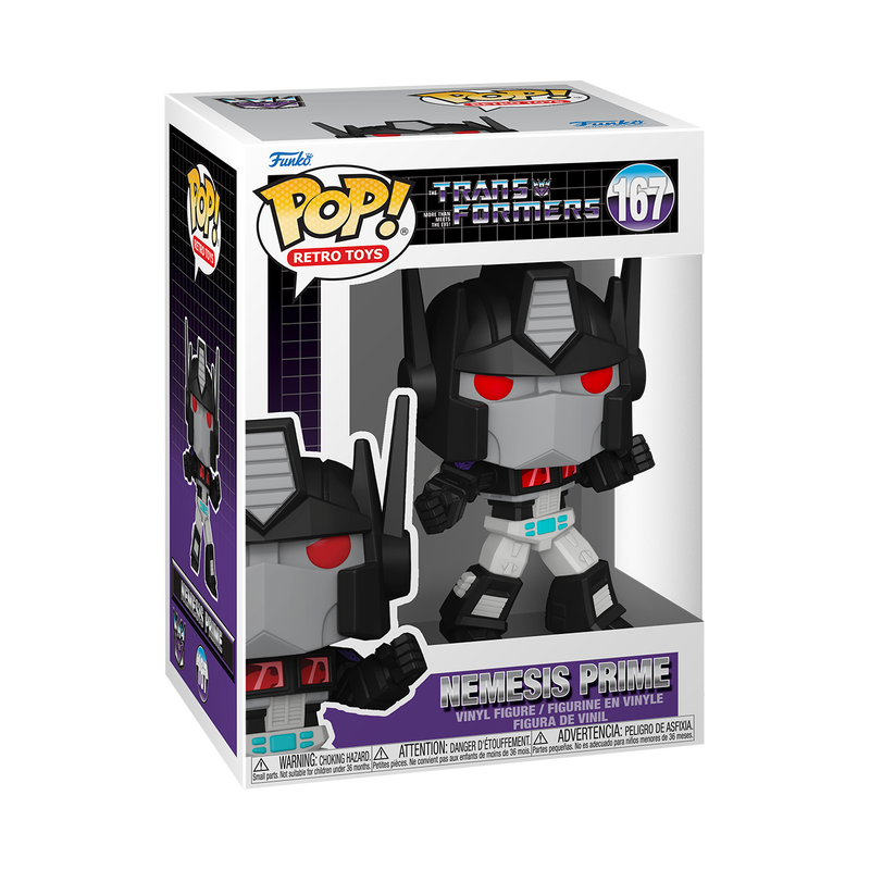Nemesis Prime Funko Pop! #167 in box packaging from Transformers