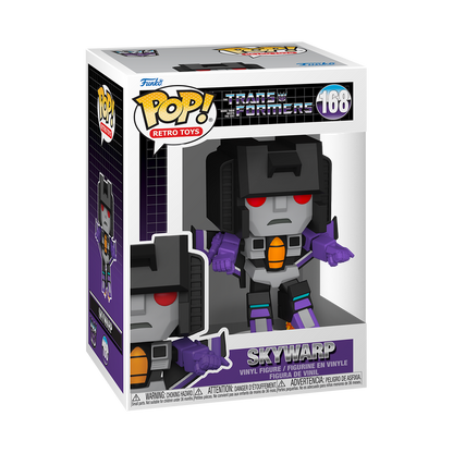 Skywarp Funko Pop! #168 in box packaging from Transformers