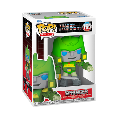 Springer Funko Pop! #165 in box packaging from Transformers