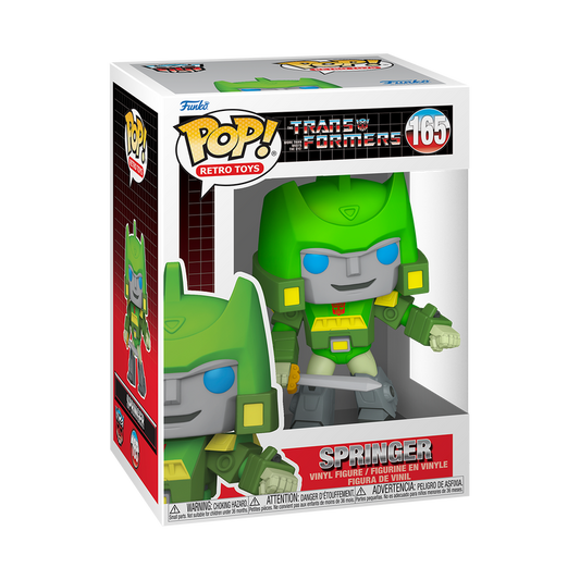 Springer Funko Pop! #165 in box packaging from Transformers