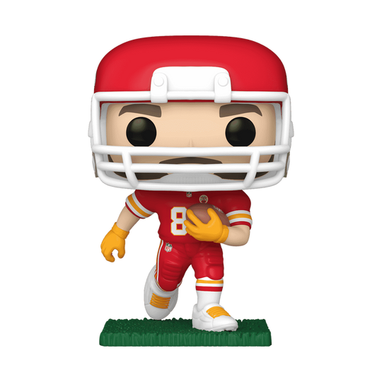 Travis Kelce NFL Kansas City Chiefs Funko Pop Figure Running Holding Football