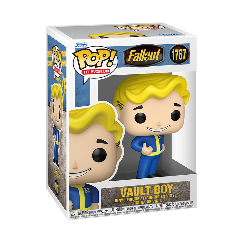 Funko Pop! Fallout Vault Boy #1767 Funko Pop box packaging front view