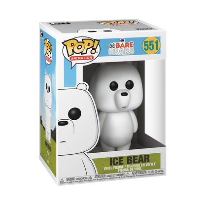 Ice Bear Funko Pop! #551 stock photo in-box from We Bare Bears