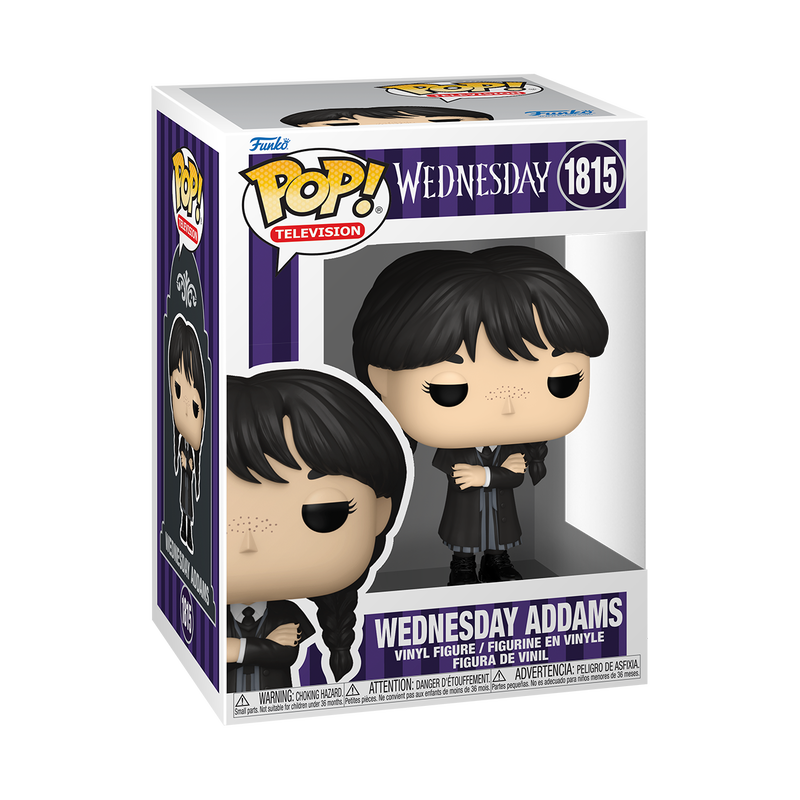 Funko Pop! Wednesday Wednesday Addams #1815 Funko Pop box packaging front view