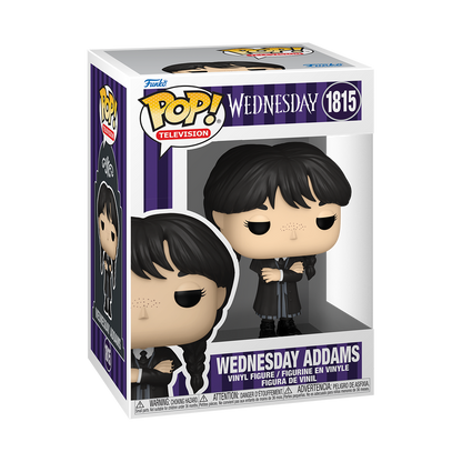 Funko Pop! Wednesday Wednesday Addams #1815 Funko Pop box packaging front view