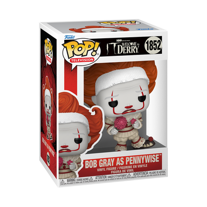 Bob Gray as Pennywise Funko Pop! #1852 stock photo in-box Welcome to Derry